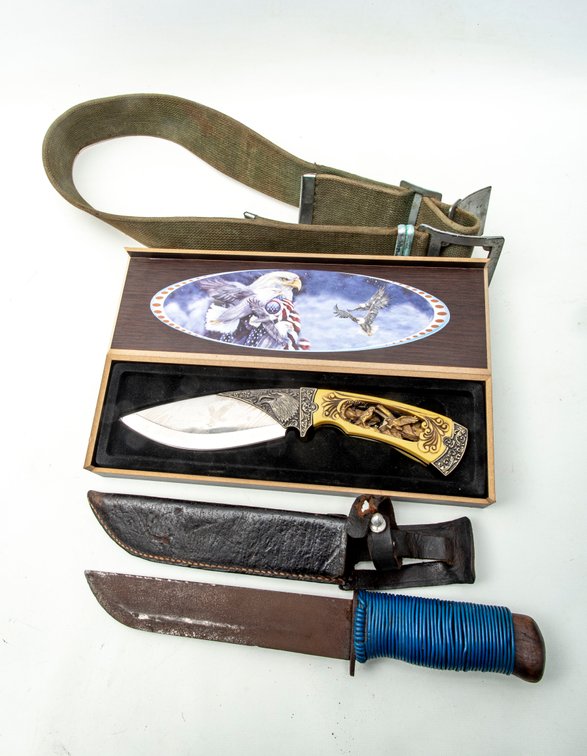 Two Fixed Blade Knives