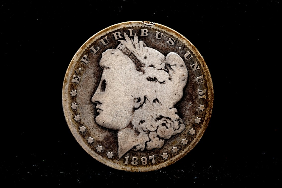 1897O Morgan Silver Dollar