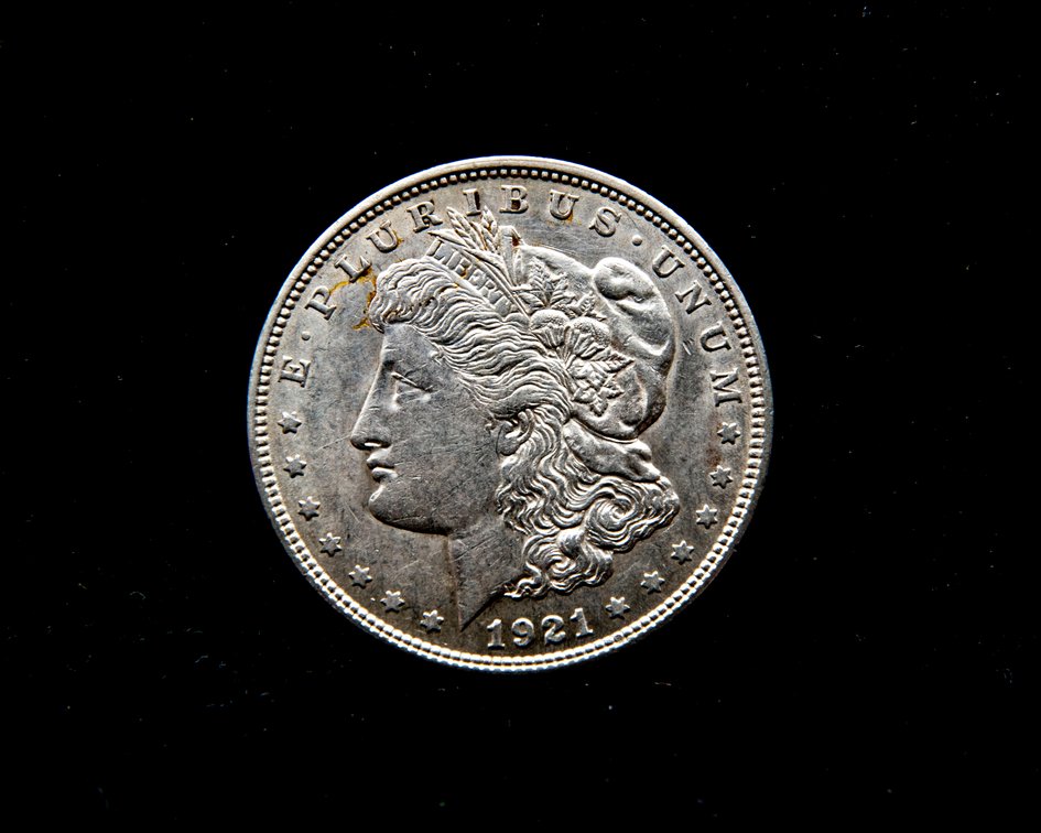 1921D Morgan Silver Dollar
