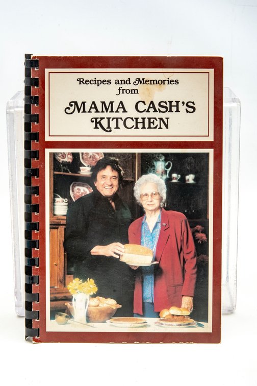 Signed Cookbook by Johnny Cash's Mother