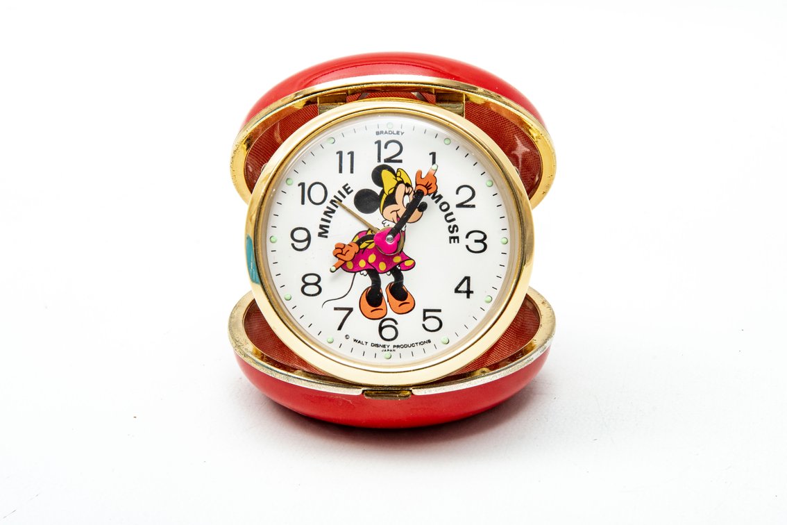 Disney Minnie Mouse Travel Alarm Clock by Bradley