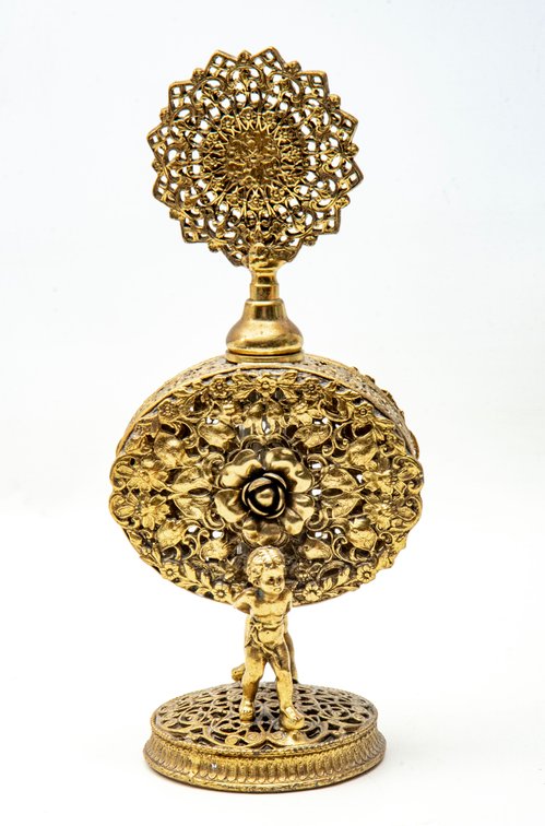 Ormolu Filigree Perfume Globe