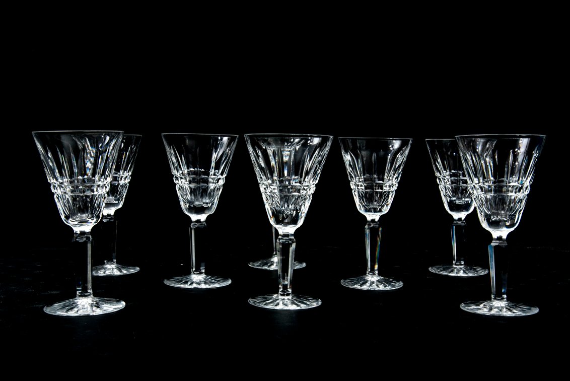 Set of 8 Waterford Glenmore Wine Goblets 6¼"