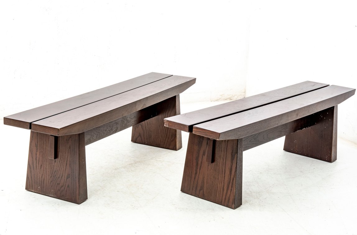 Pair of Handmade Benches