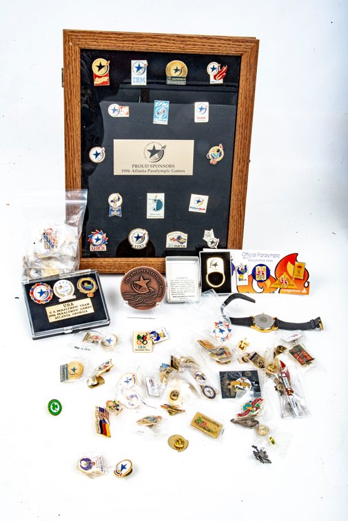 1996 Olympic Collector's Pins, Watch and More
