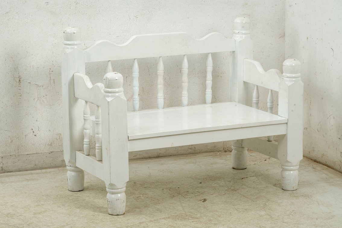 Solid Wood Mini Bench