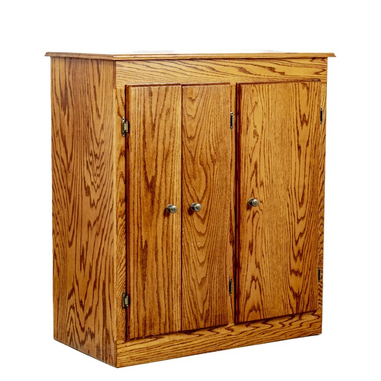 Wooden Cabinet with 3 Drawer File Cabinet