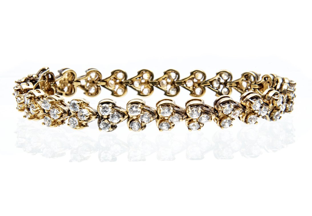Sterling Tennis Bracelet- 21.43 G