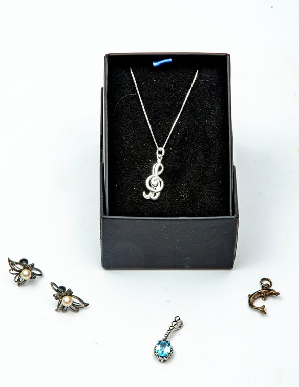 Sterling Necklace, Pendants & Earrings
