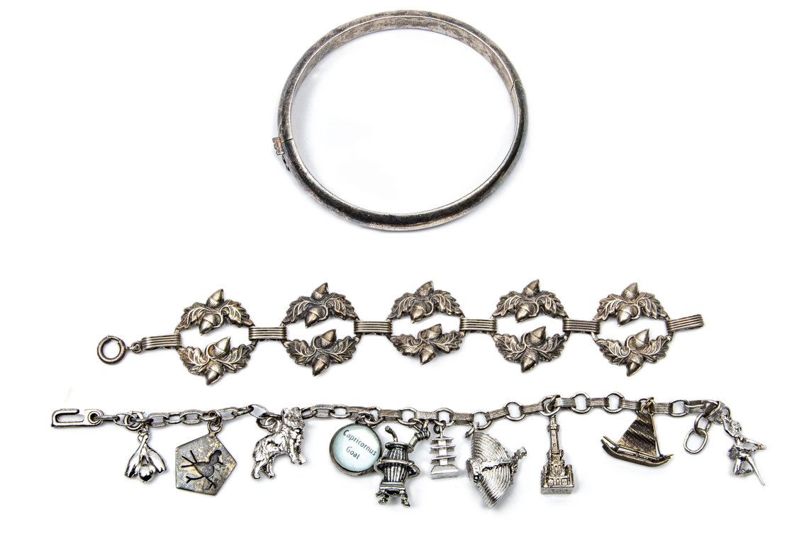 3 Sterling Bracelets