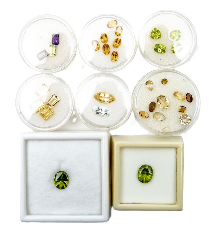 Peridot & Topaz Assortment