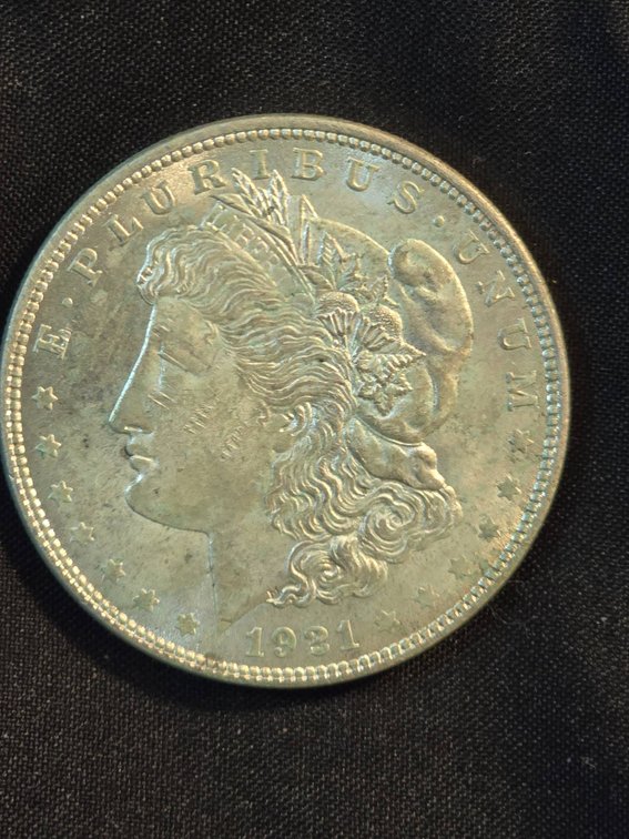 1921 Morgan Silver Dollar Coin