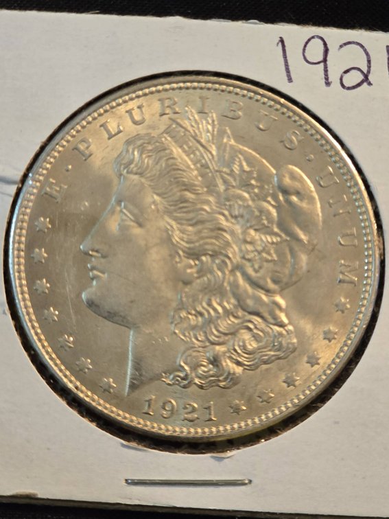 1921 Morgan Silver Dollar Coin