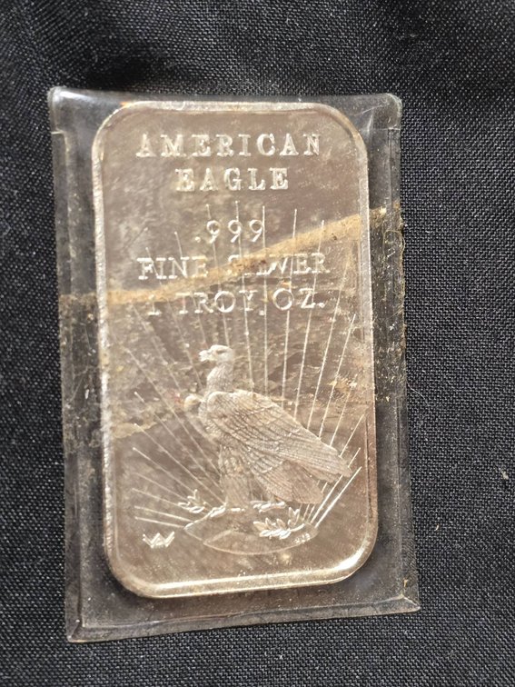 American Eagle 1 Troy Ounce .999 Fine Silver Bar by World Wide Mint