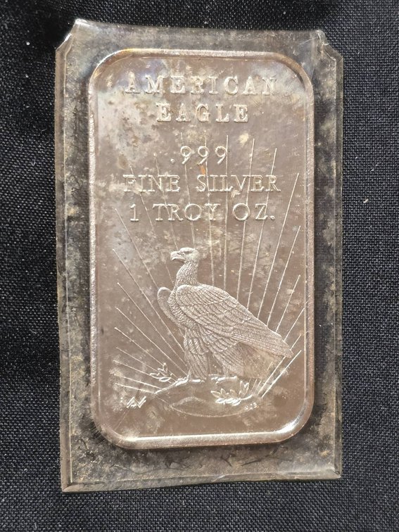 American Eagle 1 Troy Oz .999 Fine Silver Bar by World Wide Mint