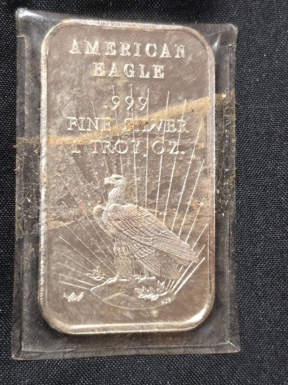 American Eagle 1 Troy Oz .999 Fine Silver Bar by World Wide Mint