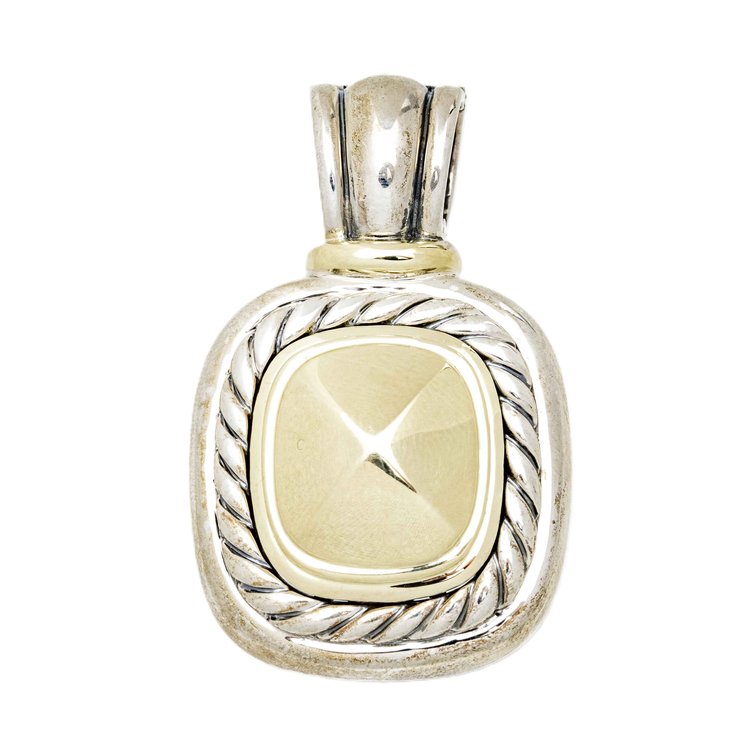 David Yurman S.S./14K Gold Albion Pendant- 24G