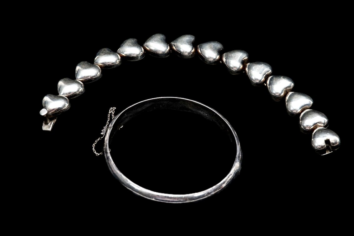 Two Sterling Bracelets- 50.2 G
