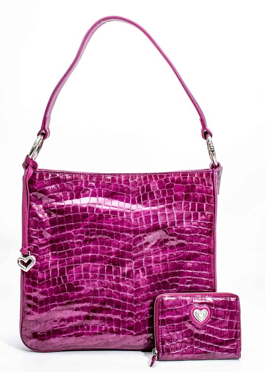 New Brighton Cher Croc Hobo & Bellissimo Wallet