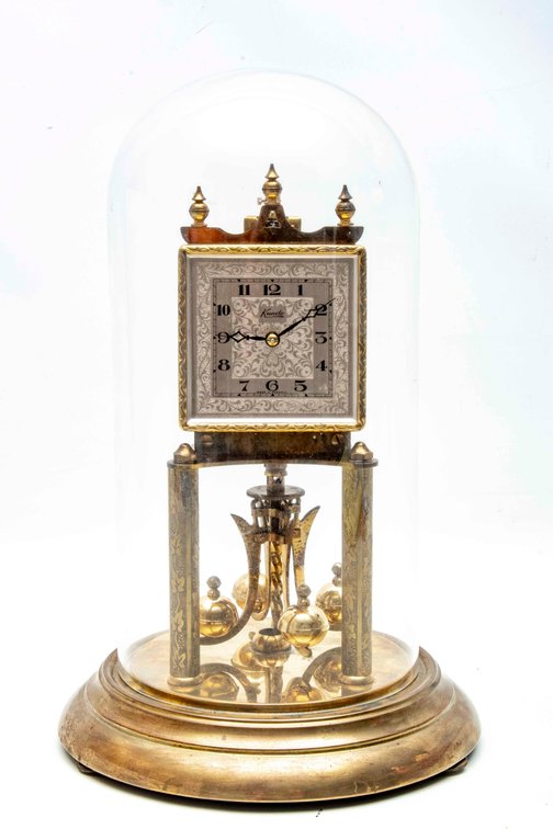 Kundo Glass Domed Square Face Anniversary Clock
