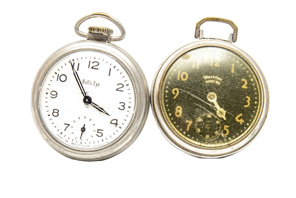 Westclox- Pocket Ben & Bull's Eye Pocket Watches