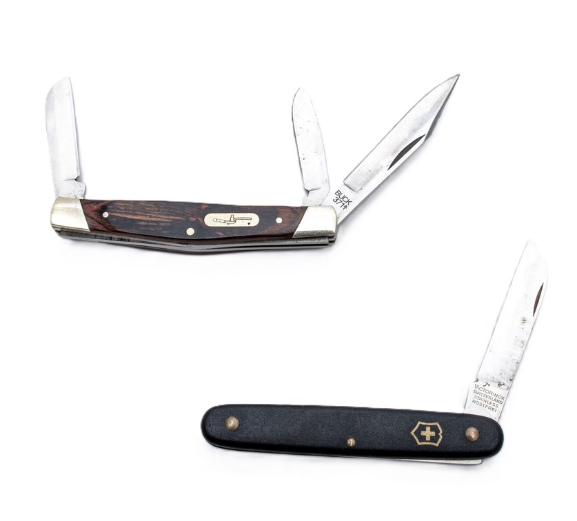Buck & Victorinox Knives- Stockman & Floral
