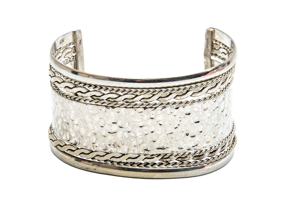 Sterling Cuff Bracelet- 47.2 Grams