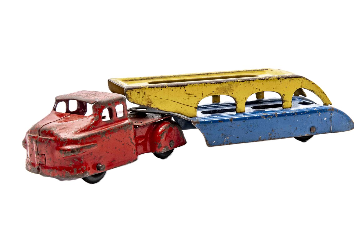 1940's Wyandotte Pressed Steel Car Hauler