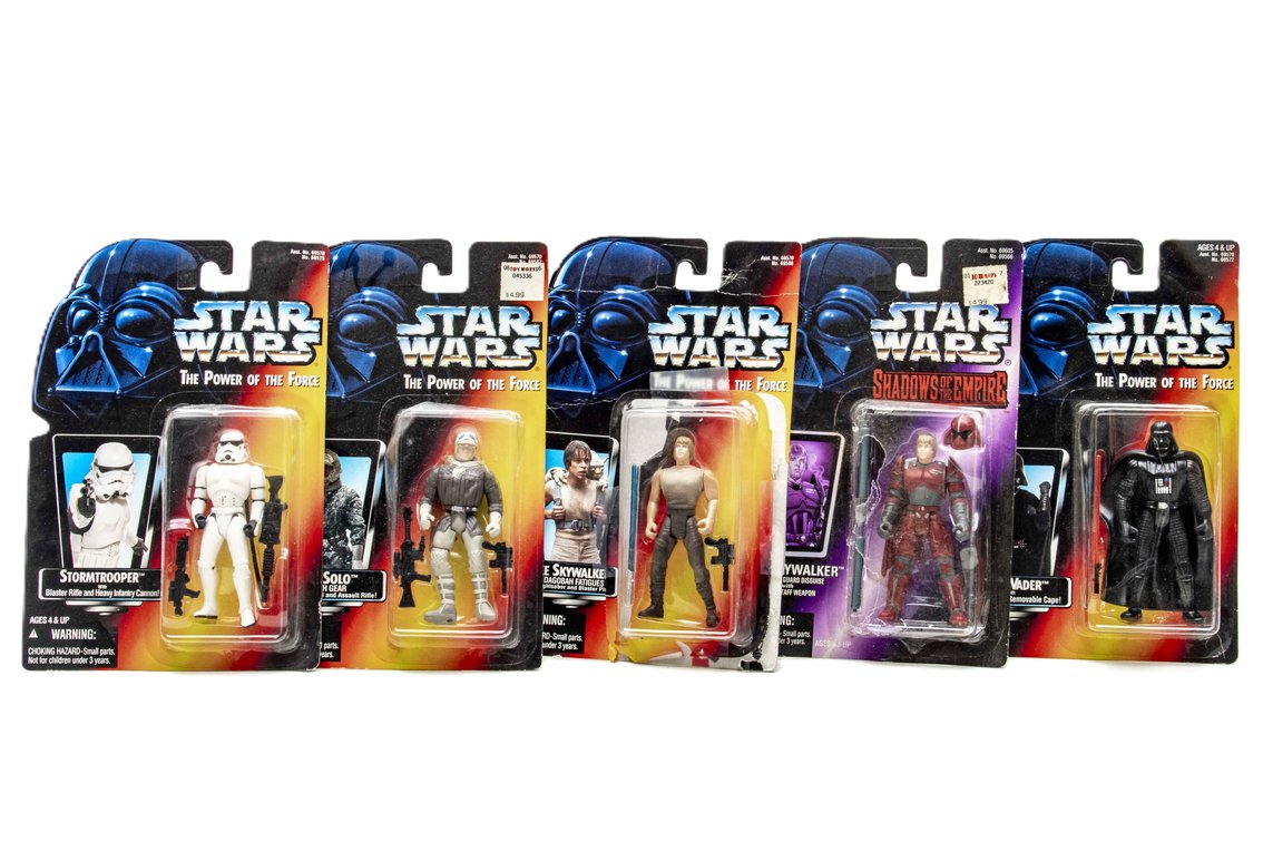 '95 -'96 Kenner Star Wars: PotF & SotE Figures (5)