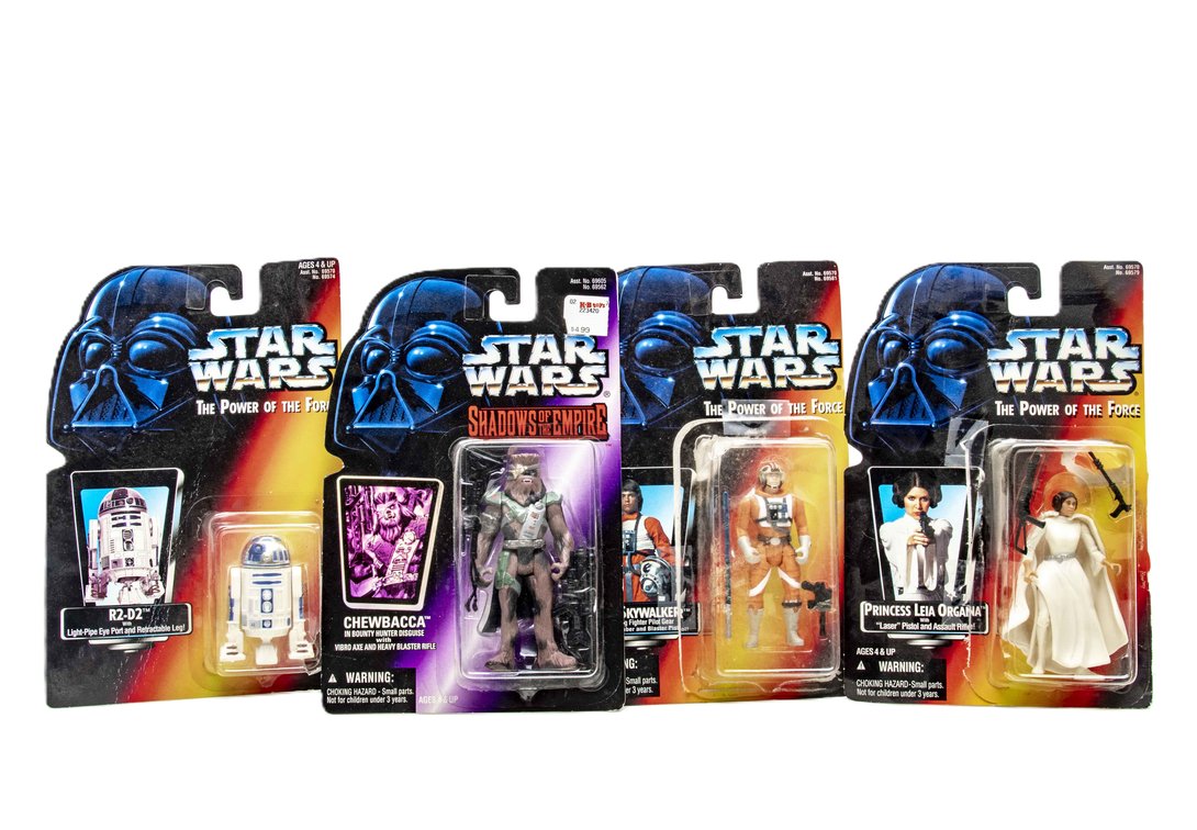 '95/'96 Kenner Star Wars Figures SotE & PotF (4)