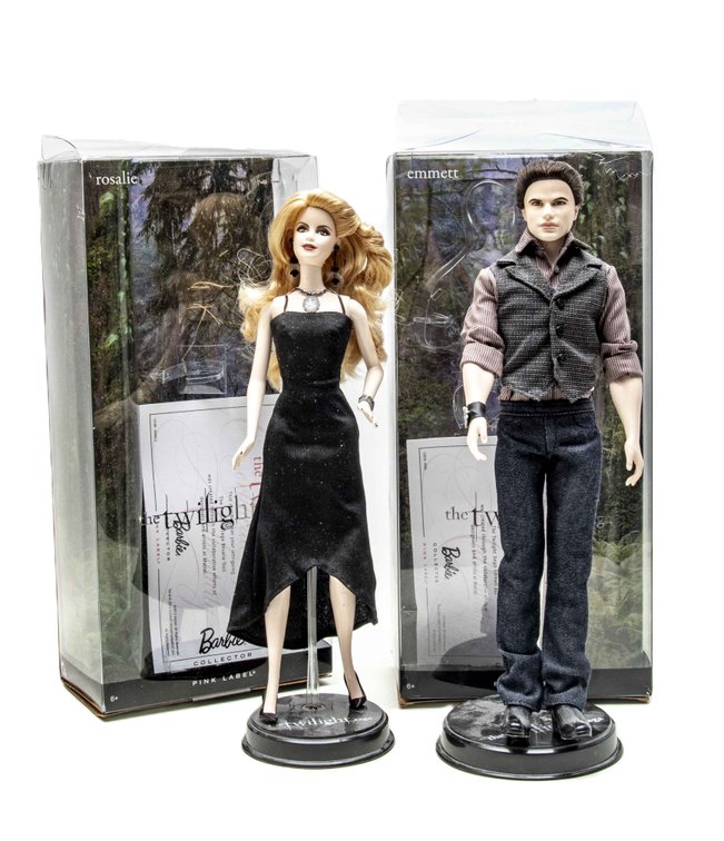 2012 Twilight Emmett & Rosalie Barbie Dolls