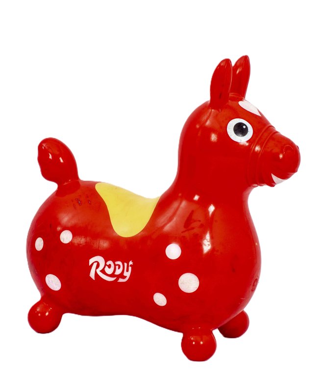 1984 Red Rody Inflatable Bouncy Horse