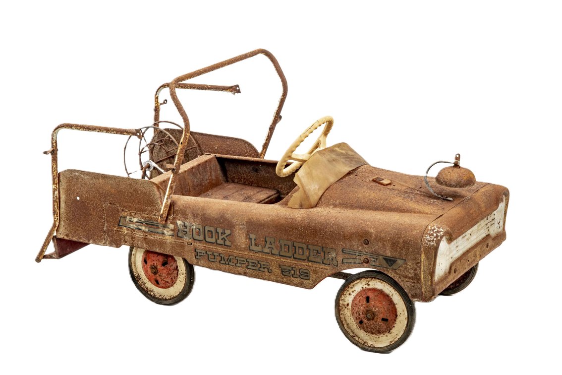 1960's Hook and Ladder Pumper 519 Pedal Car