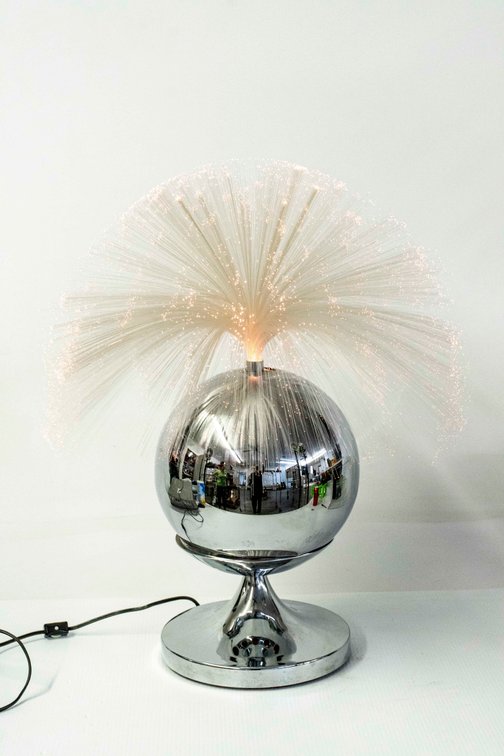 1970's Fantasia Suburst Fiber Optic Lamp