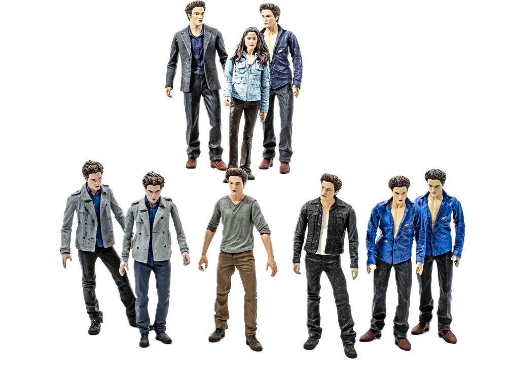 Neca Twilight Edward & Bella Action Figures