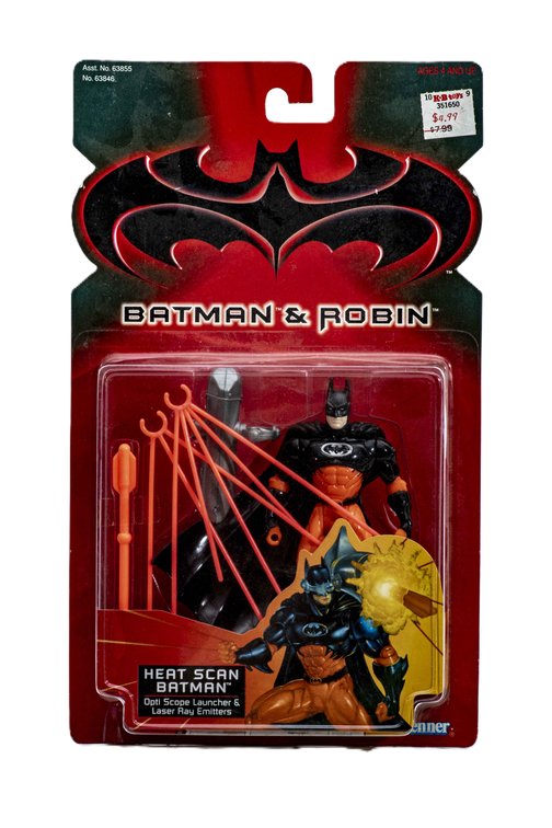 1997 Kenner Batman & Robin Heat Scan Batman