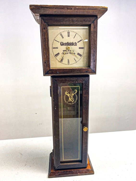 Glenfiddich Special Old Reserve Wooden Case Clock