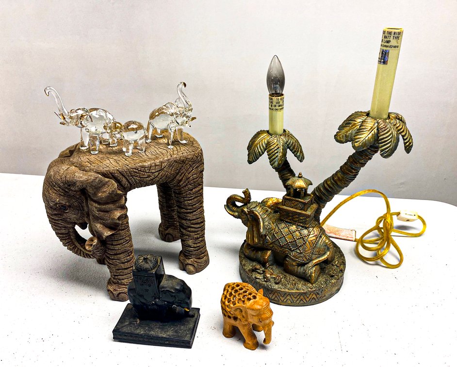 Elephant Lamp & Decor 