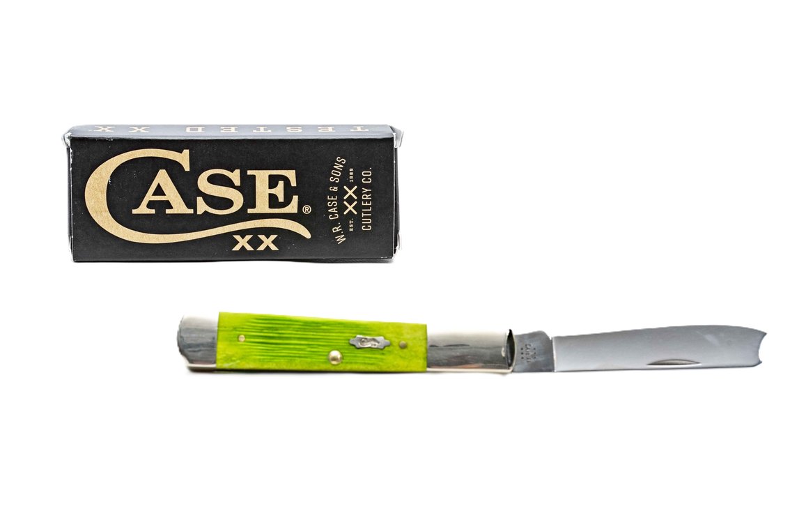 Case Knife #61042- NIB- Lime Green Razor