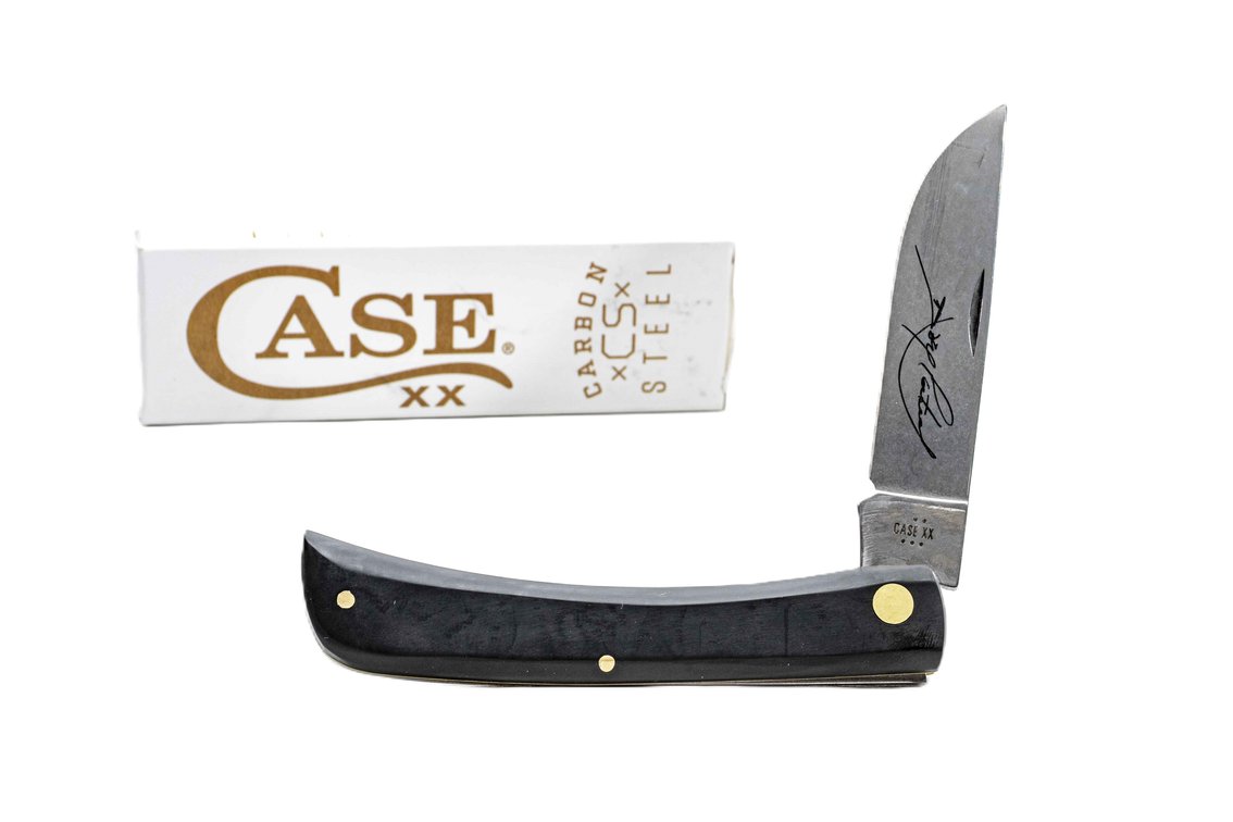 Case Knife #26746- NIB- Black Syn. Sod Buster
