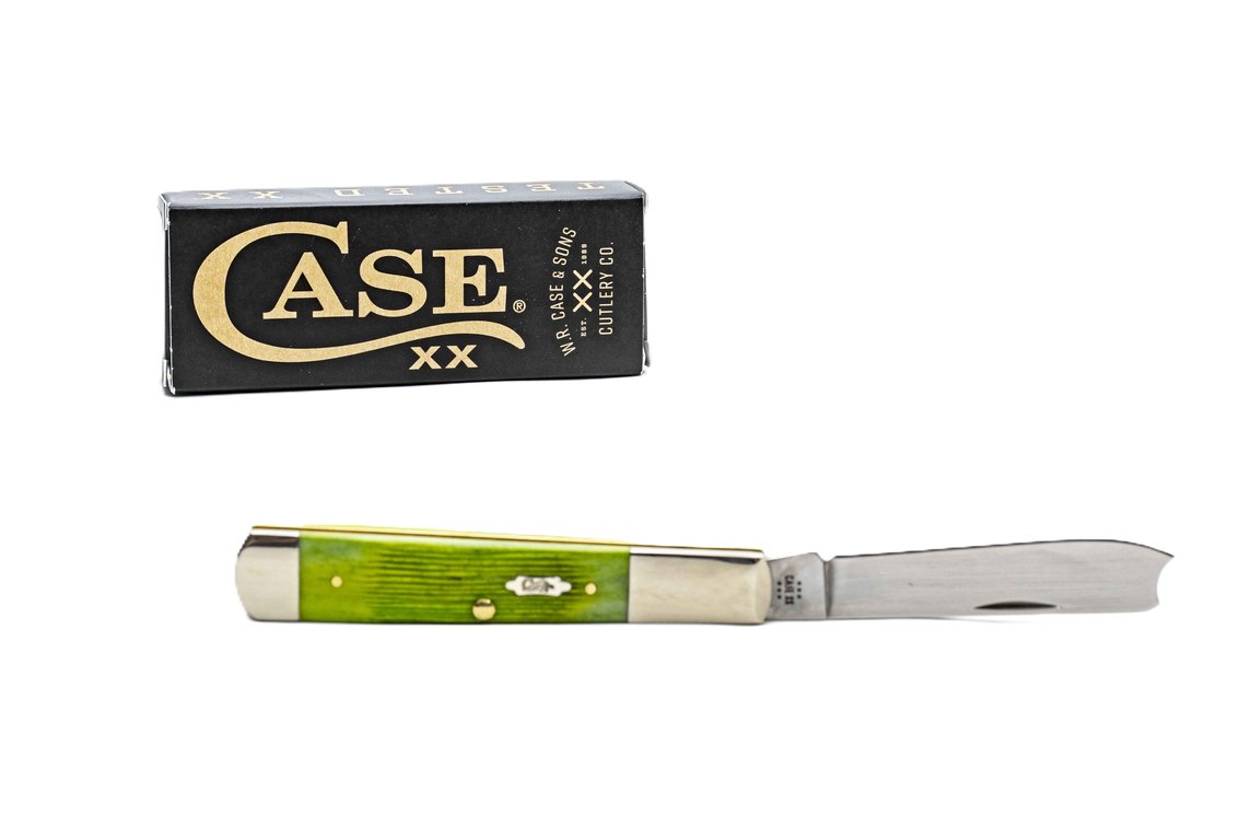 Case Knife #61042- NIB- Lime Green Razor