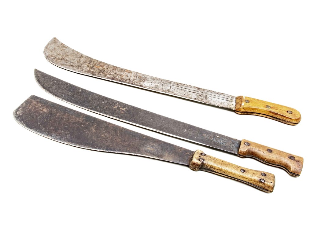 3 Machetes- Collins, Corneta Cane & Panga
