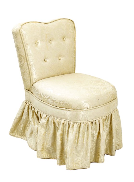 Hollywood Regency Style Slipper Chair