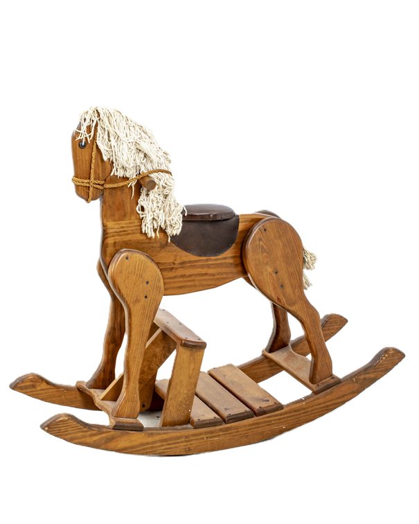 Handmade Wooden Rocking Horse