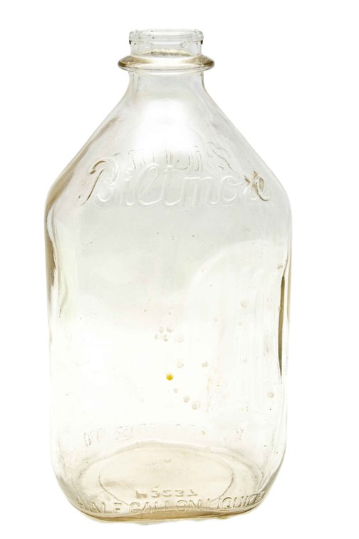 Vintage Biltmore Half Gallon Glass Milk Bottle