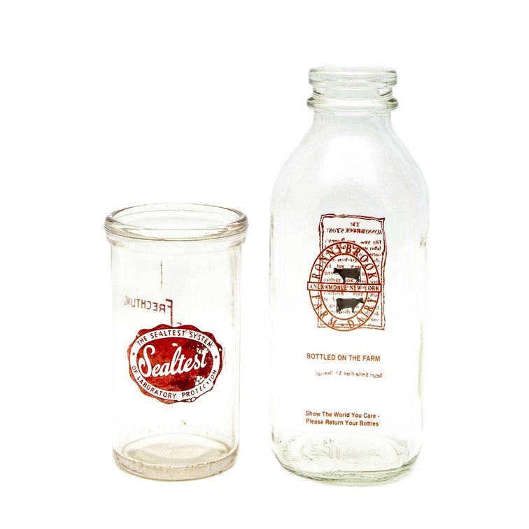 Vintage Sealtest Cottage Cheese Jar & More