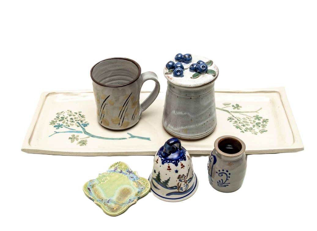 Six (6) Assorted Studio Pottery Items