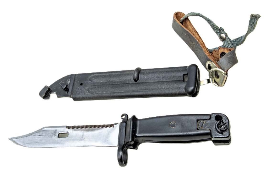 E. Germany- Model 74 Bayonet With Sheath & Hanger