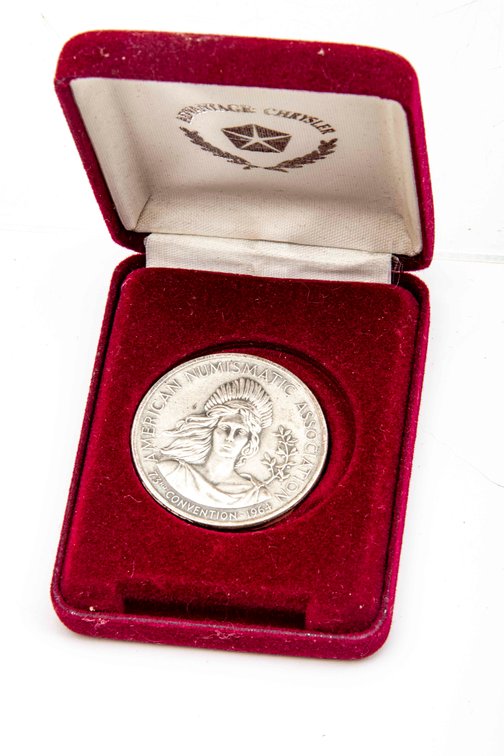 1964 Am. Numismatic Assoc. Fine Silver Round