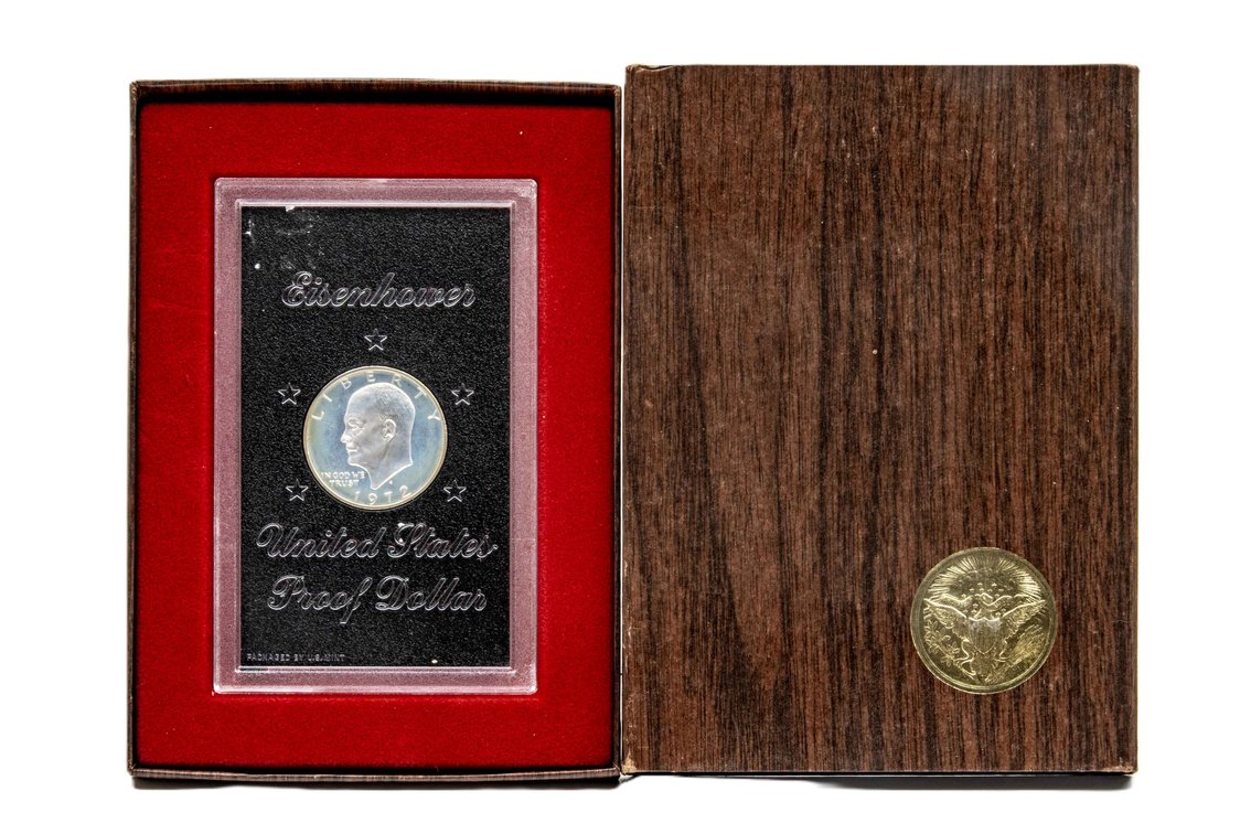 1972 Eisenhower US Proof Silver Dollar